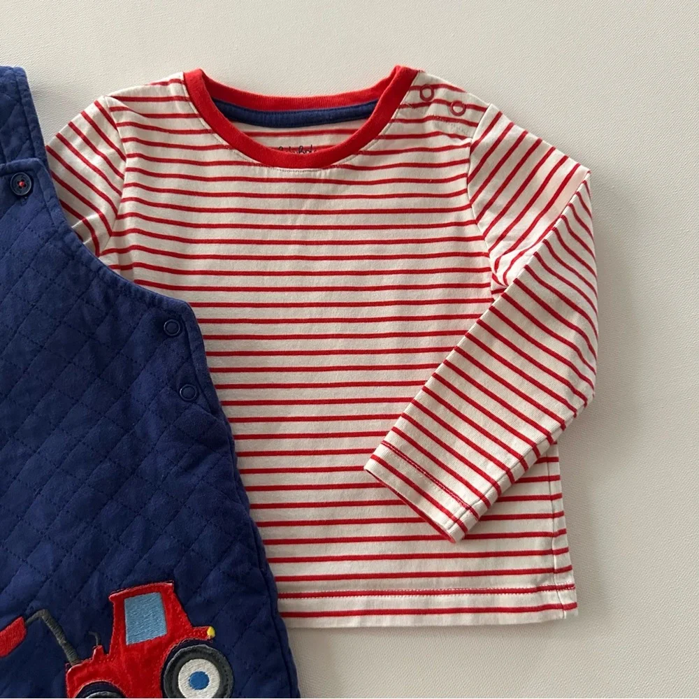 Baby Boden quilted navy